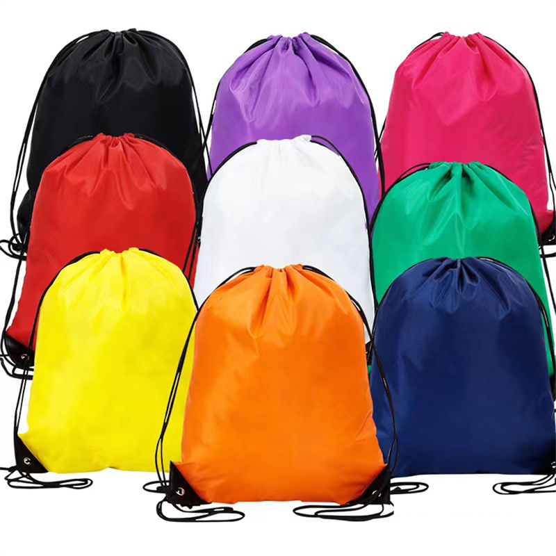 Yoga Fitness Bag - 1pc Drawstring Backpack Bag with Reflective