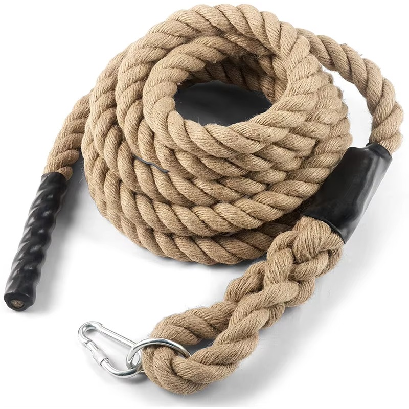Battle Rope Exercise - Gym Equipment Workout Professional Hemp Power
