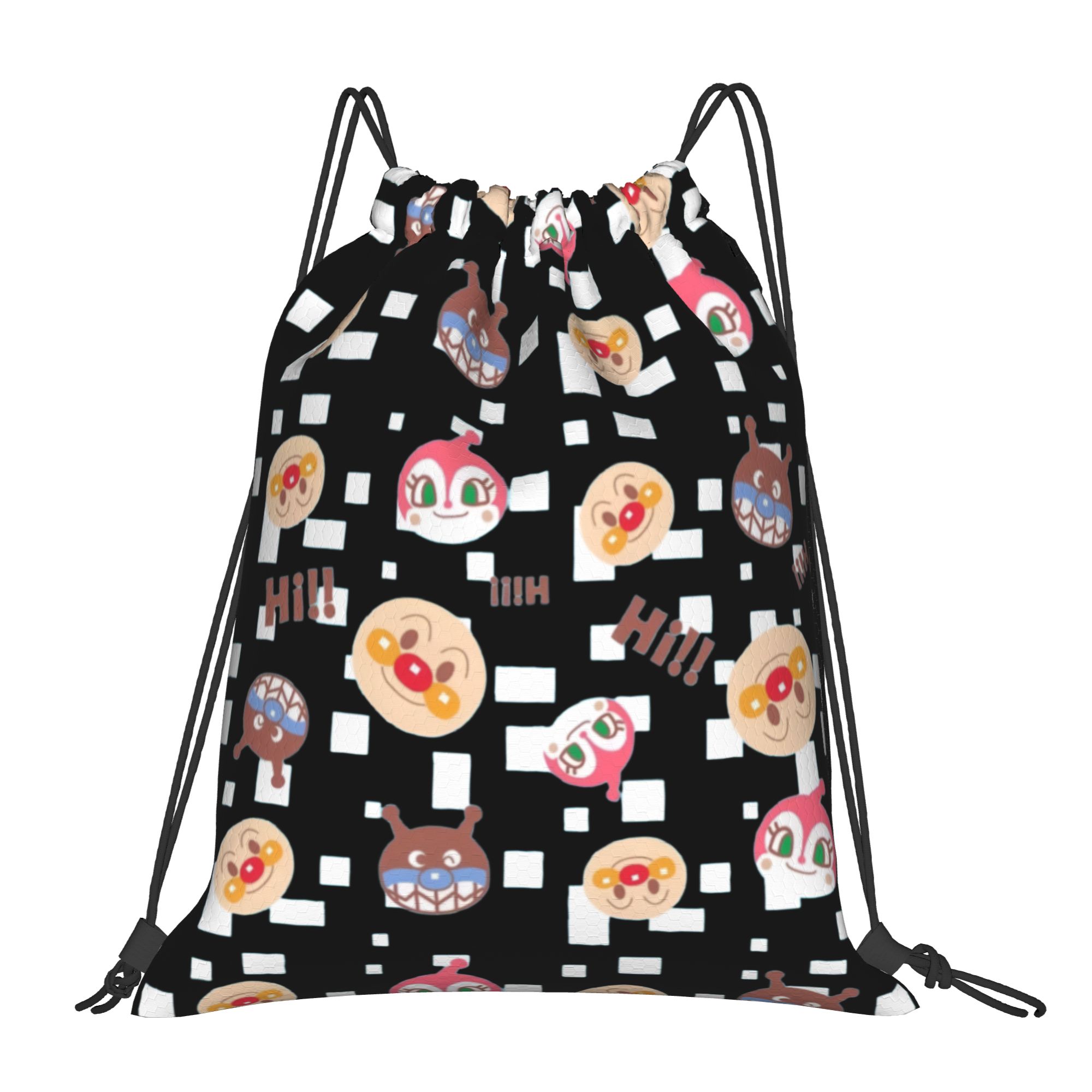 Yoga Fitness Bag - Custom Anpanmans Drawstring Backpack Bags Men
