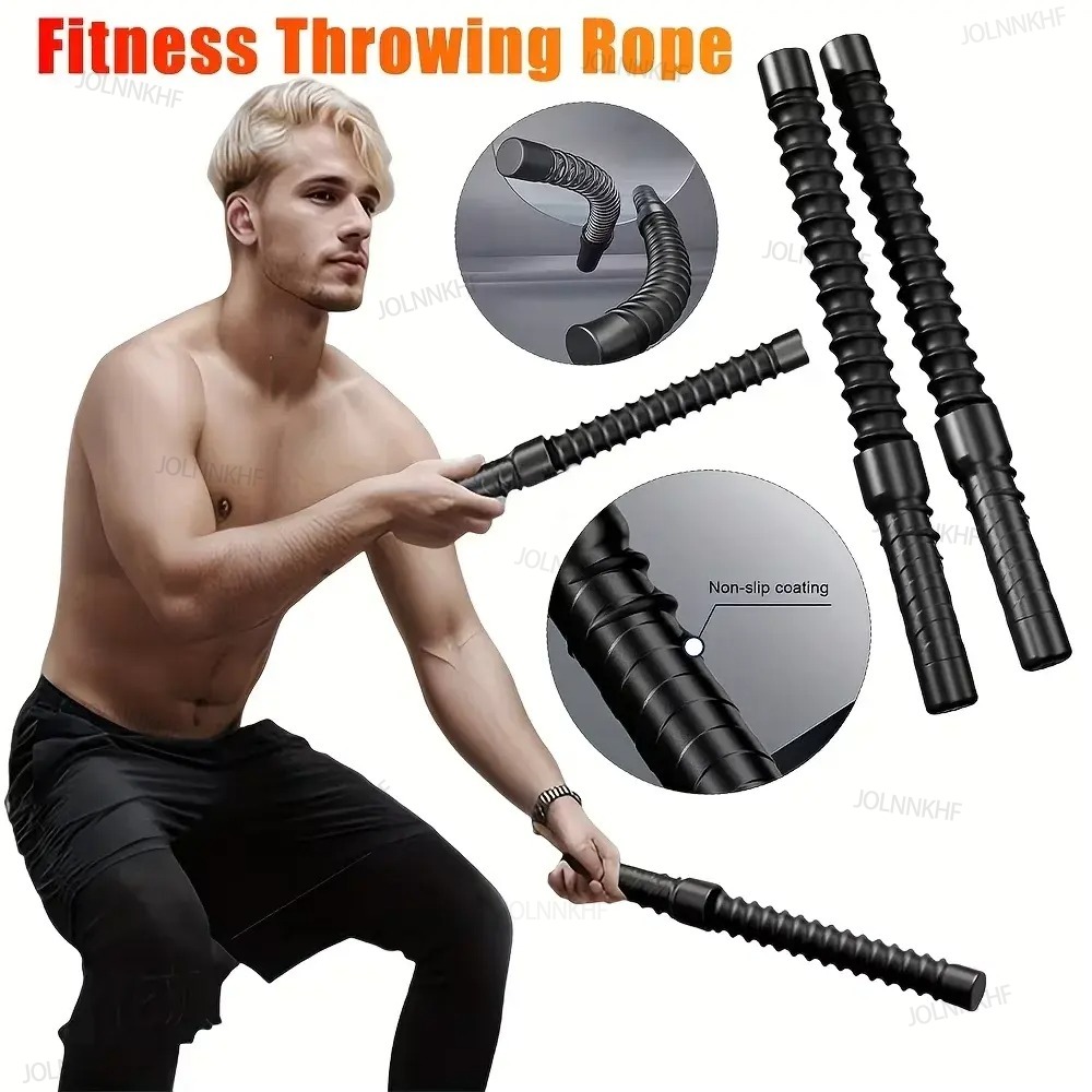 Battle Rope Exercise - Heavy Duty Weighted Wireless Battle Ropes