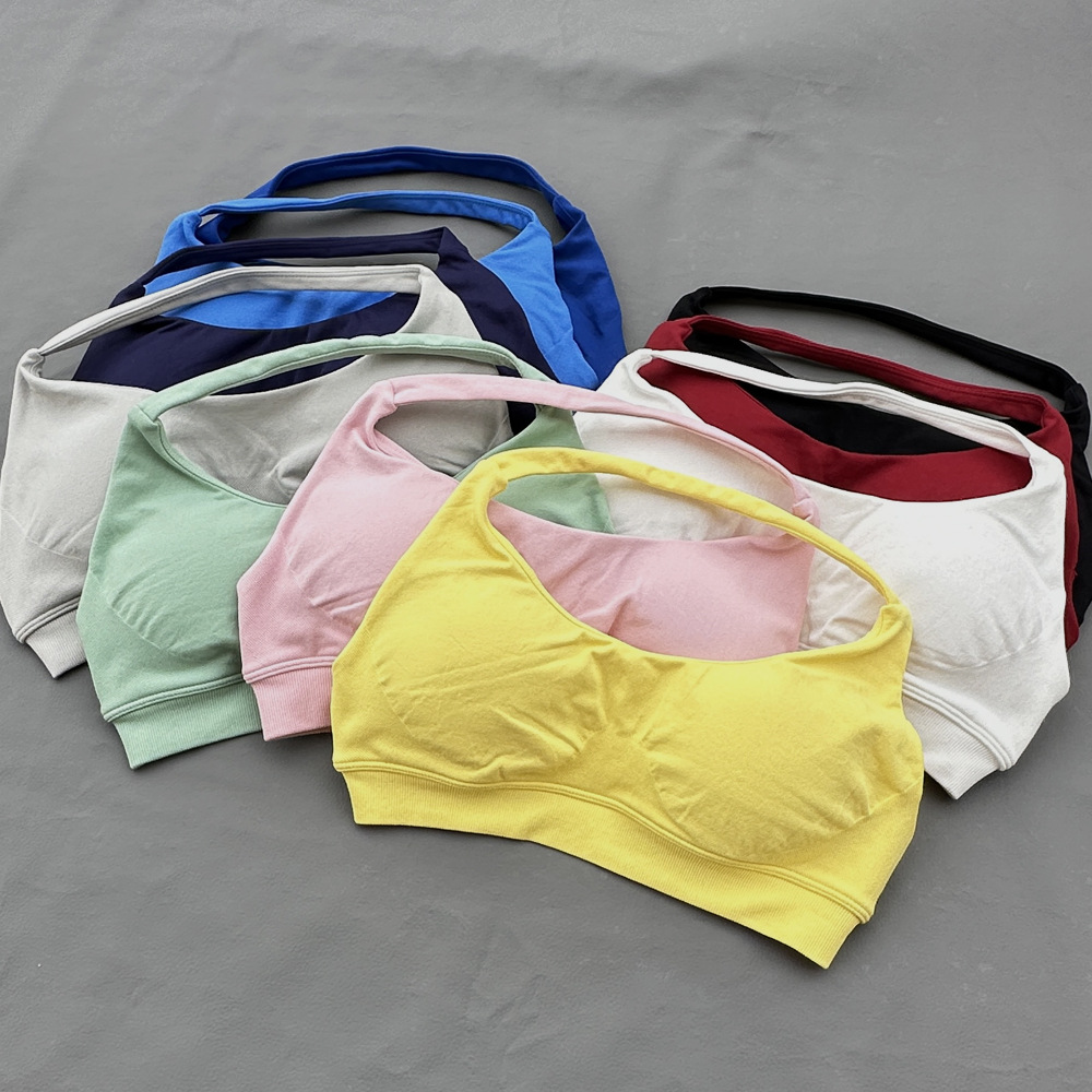 Sports Bra Women Seamless Halt - Yoga Fitness Body ulasan dan harga