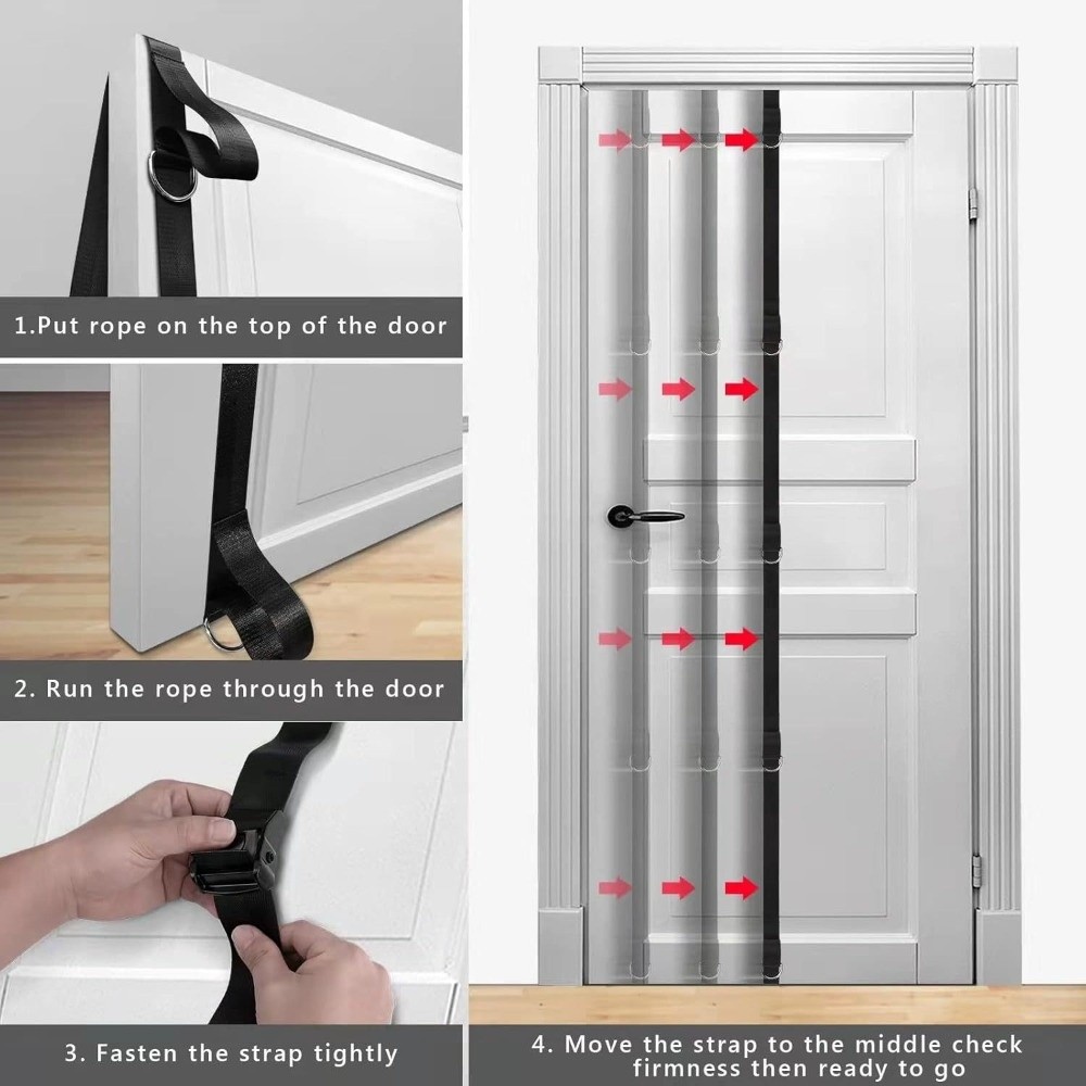 Home Fitness Door Anchor Strap - Battle Rope Exercise ulasan dan harga