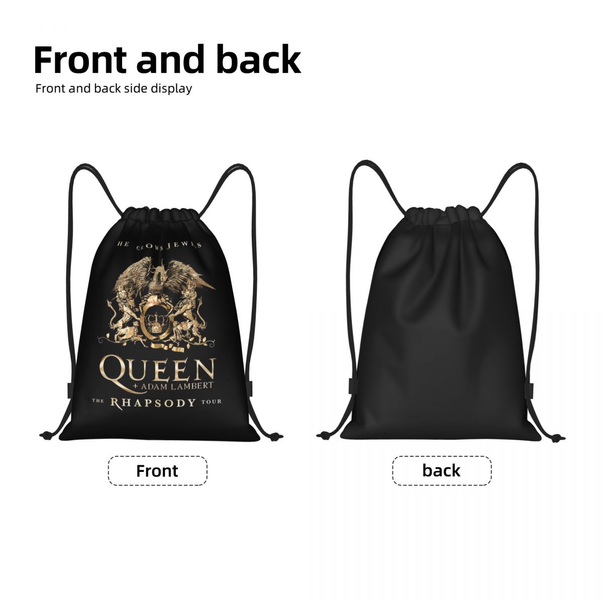 Custom Freddie Mercury Crown D - Yoga Fitness Bag ulasan dan harga