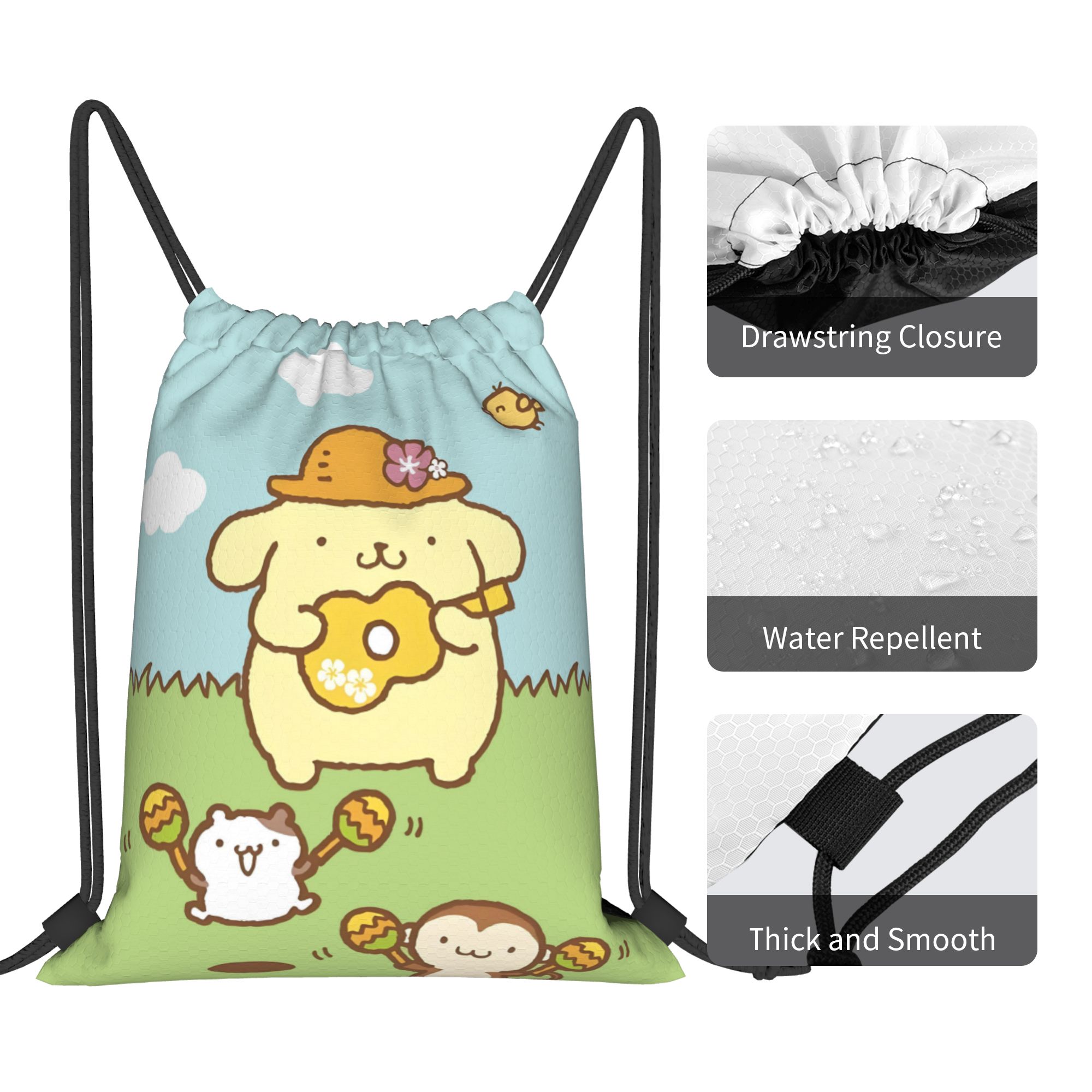 Custom P-Pompompurines Drawstr - Yoga Fitness Bag ulasan dan harga