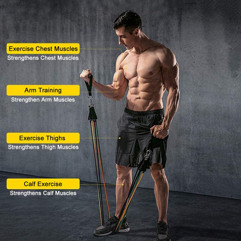 Resistance Elastic Bands Exerc - Battle Rope Exercise ulasan dan harga